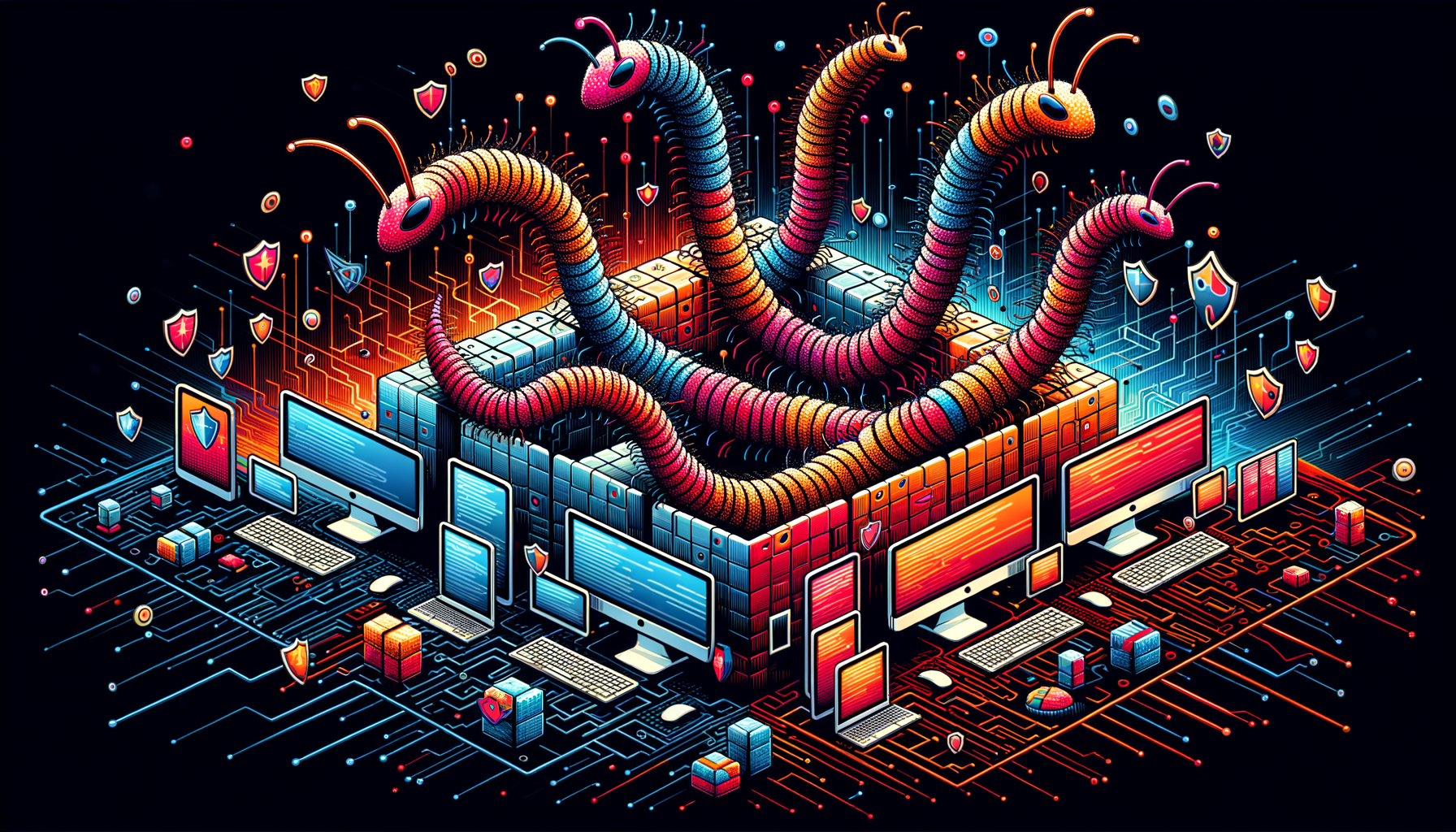 How Worms Spread Across Networks and How to Stop Them