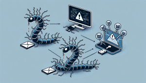 How do worms spread?