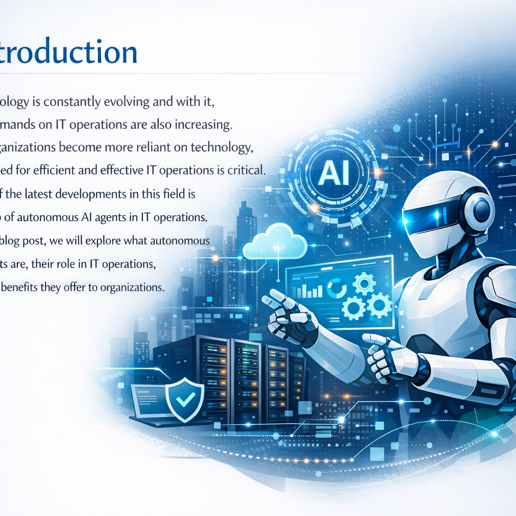 Autonomous AI Agents in IT Operations